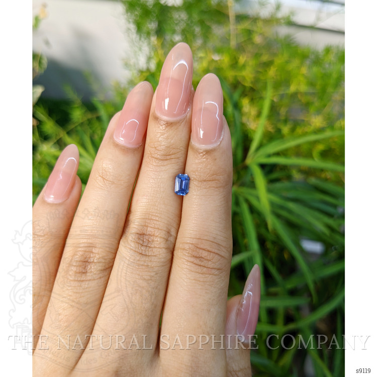 0.64 Ct. Blue Sapphire from Ceylon (Sri Lanka)