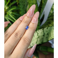 0.74 Ct. Blue Sapphire from Ceylon (Sri Lanka) Life Style