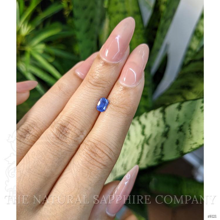 0.74 Ct. Blue Sapphire from Ceylon (Sri Lanka)