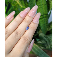 0.74 Ct. Blue Sapphire from Ceylon (Sri Lanka) Life Style