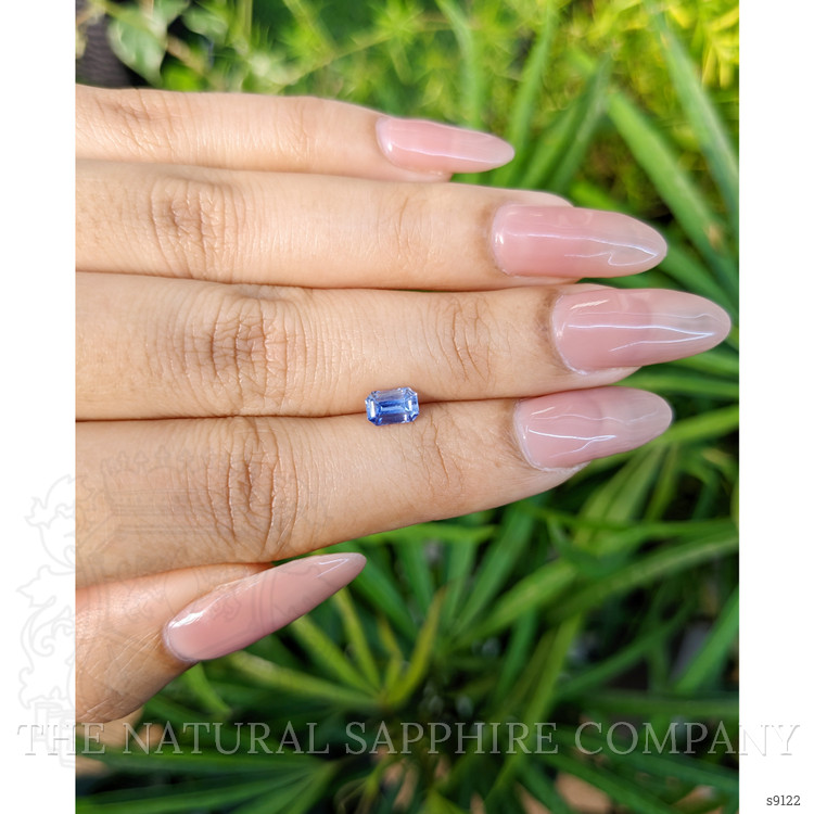 0.74 Ct. Blue Sapphire from Ceylon (Sri Lanka)