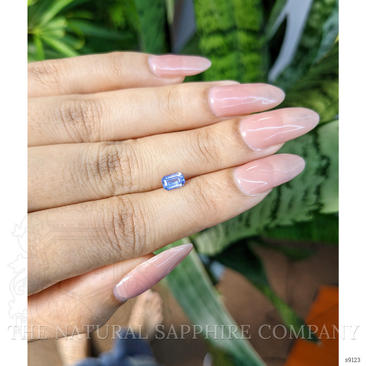 0.78 Ct. Blue Sapphire from Ceylon (Sri Lanka)