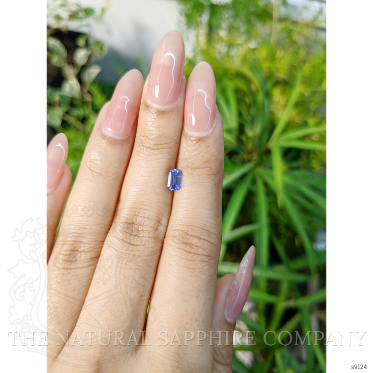 0.74 Ct. Blue Sapphire from Ceylon (Sri Lanka)