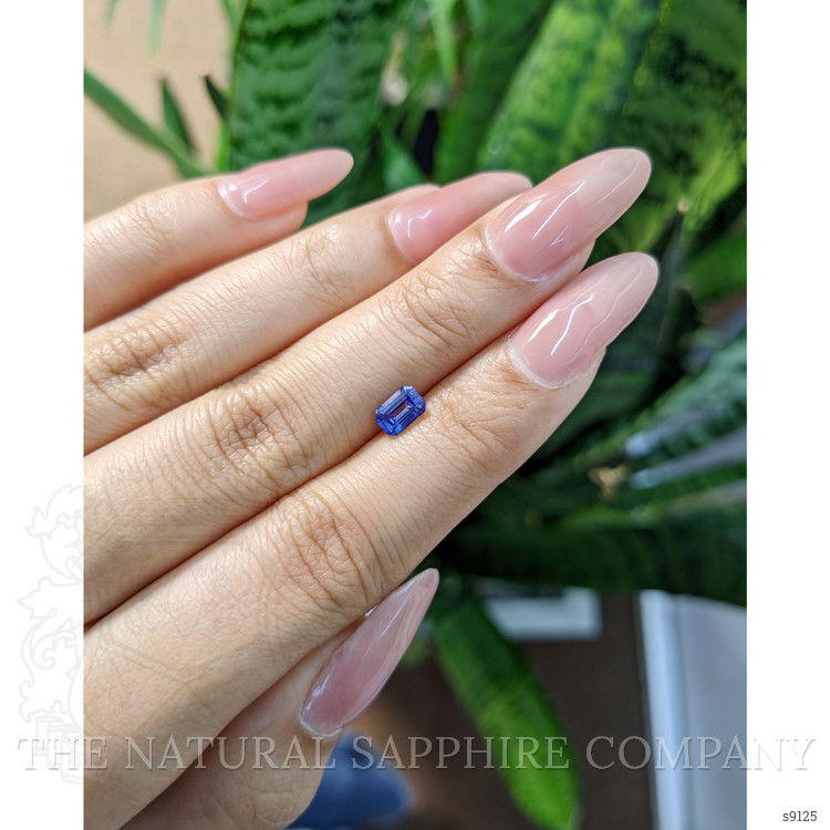 0.69 Ct. Blue Sapphire from Ceylon (Sri Lanka)
