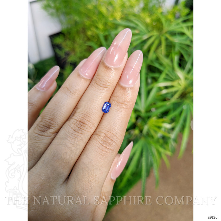 0.62 Ct. Blue Sapphire from Ceylon (Sri Lanka)