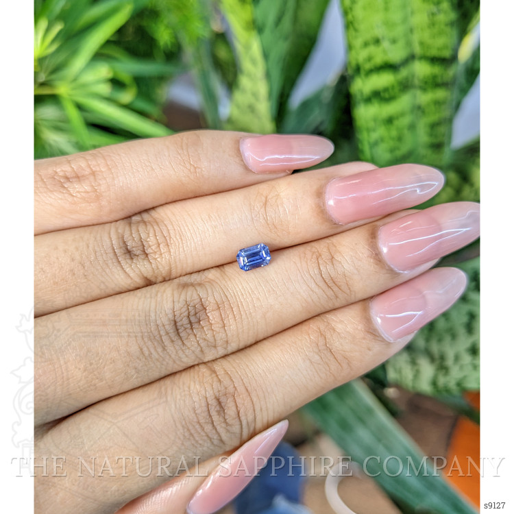 0.78 Ct. Blue Sapphire from Ceylon (Sri Lanka)
