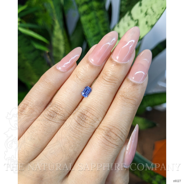 0.78 Ct. Blue Sapphire from Ceylon (Sri Lanka)