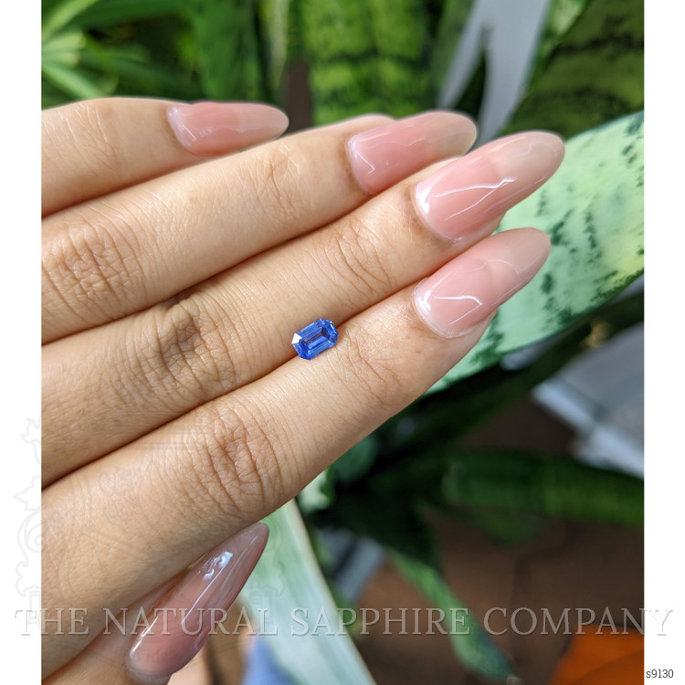0.64 Ct. Blue Sapphire from Ceylon (Sri Lanka)
