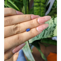 0.63 Ct. Blue Sapphire from Ceylon (Sri Lanka) Life Style