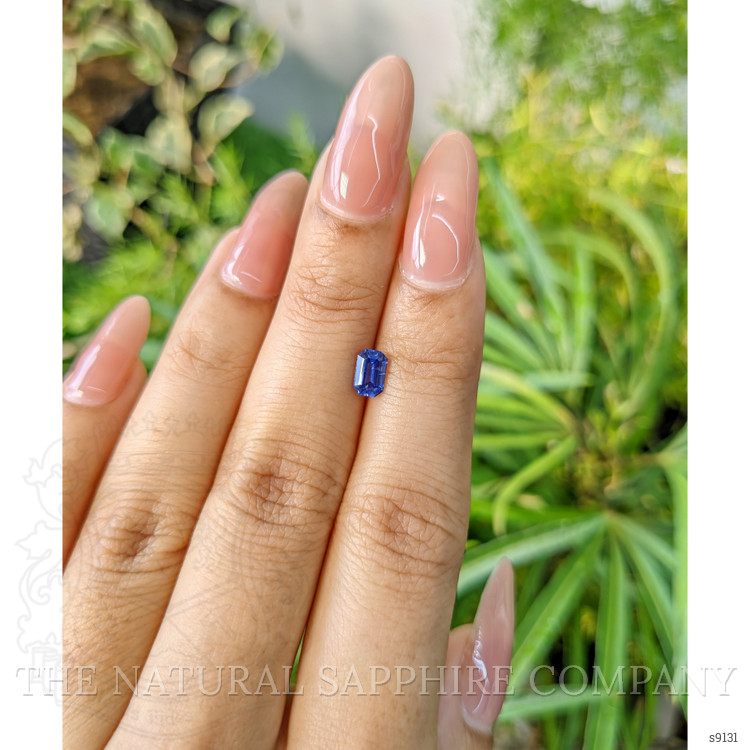 0.63 Ct. Blue Sapphire from Ceylon (Sri Lanka)