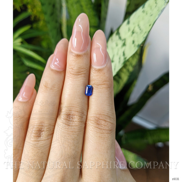 0.63 Ct. Blue Sapphire from Ceylon (Sri Lanka)