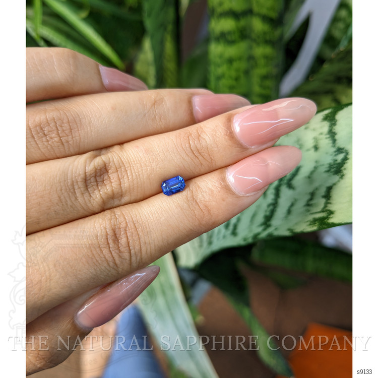 0.82 Ct. Blue Sapphire from Ceylon (Sri Lanka)