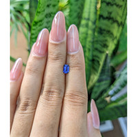 0.55 Ct. Blue Sapphire from Ceylon (Sri Lanka) Life Style