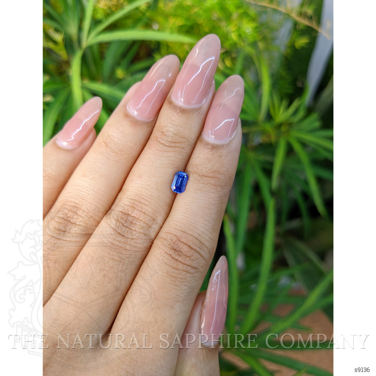 0.69 Ct. Blue Sapphire from Ceylon (Sri Lanka)