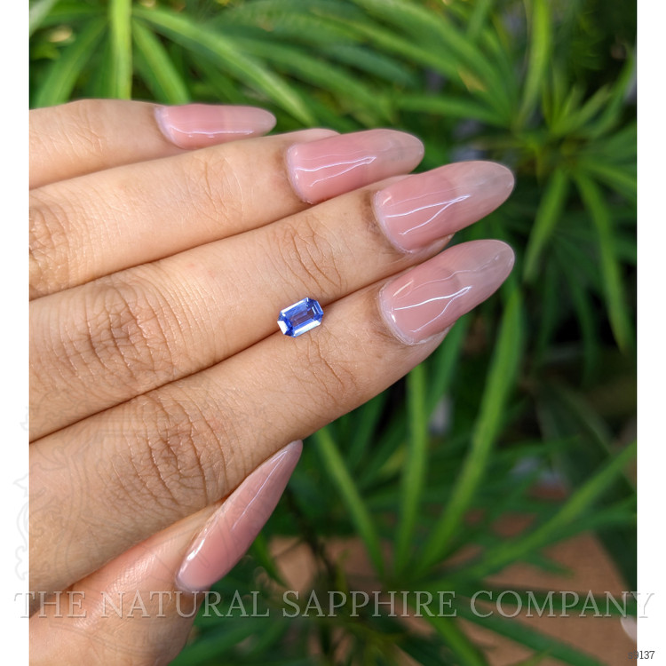 0.46 Ct. Blue Sapphire from Ceylon (Sri Lanka)