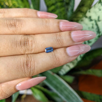 0.66 Ct. Sapphire from Madagascar Life Style