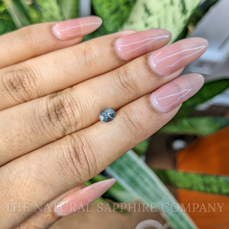 0.68 Ct. Bluish Green Sapphire from Madagascar