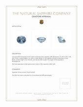 0.69 Ct. Sapphire from Madagascar Appraisal