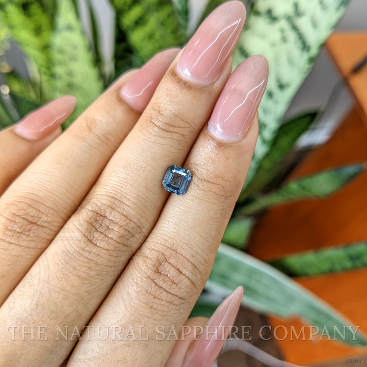 0.96 Ct. Greenish Blue Sapphire from Madagascar