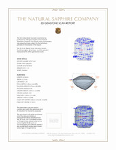 1.16 Ct. Sapphire from Madagascar 3 D Scan Report