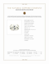 1.26 Ct. Yellow Sapphire from Ceylon (Sri Lanka) Scan Report