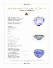 1.11 Ct. Sapphire from Ceylon (Sri Lanka) 3 D Scan Report