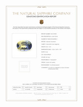 10.41 Ct. Bi Color Sapphire from Ceylon (Sri Lanka) Scan Report
