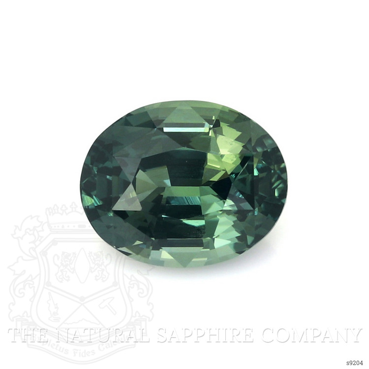 5.10 Ct. Bluish Green Sapphire from Ceylon (Sri Lanka)
