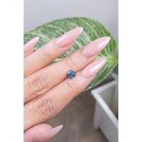1.05 Ct. Greenish Blue Sapphire from Montana Life Style