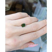 1.60 Ct. Yellowish Green Sapphire from Australia Life Style