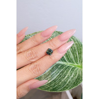 2.30 Ct. Bluish Green Sapphire from Australia Life Style