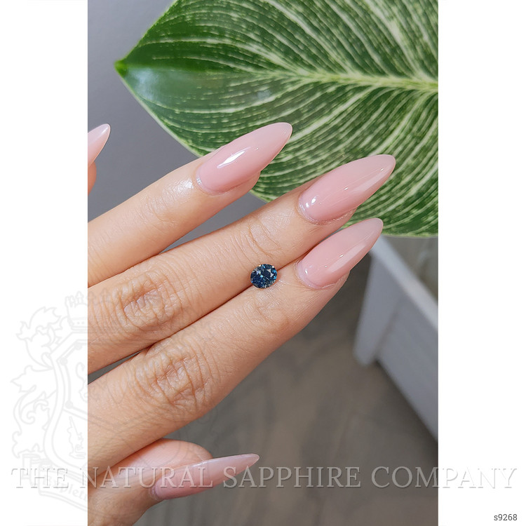 0.74 Ct. Greenish Blue Sapphire from Montana