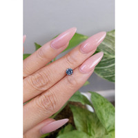 0.73 Ct. Greenish Blue Sapphire from Montana Life Style