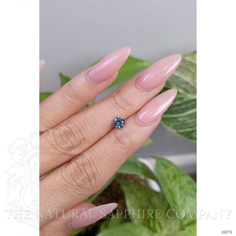 0.73 Ct. Greenish Blue Sapphire from Montana
