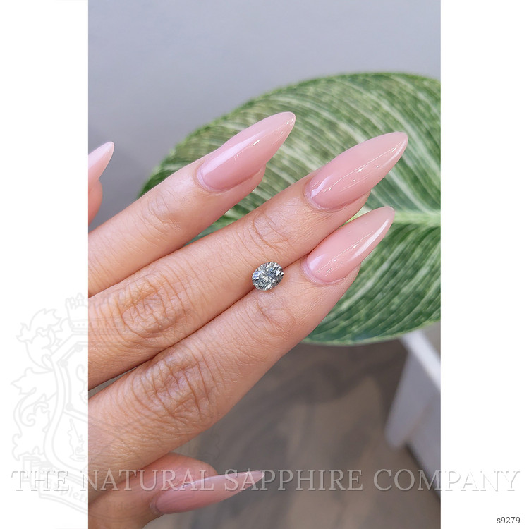 1.03 Ct. Bluish Green Sapphire from Montana