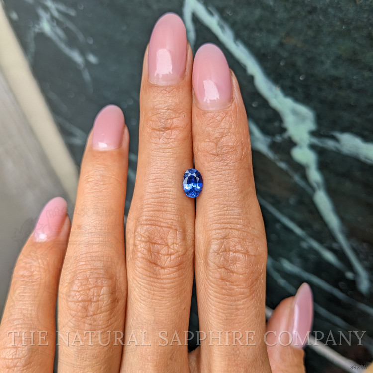 1.07 Ct. Blue Sapphire from Ceylon (Sri Lanka)