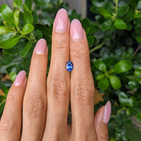 1.07 Ct. Blue Sapphire from Ceylon (Sri Lanka) Life Style