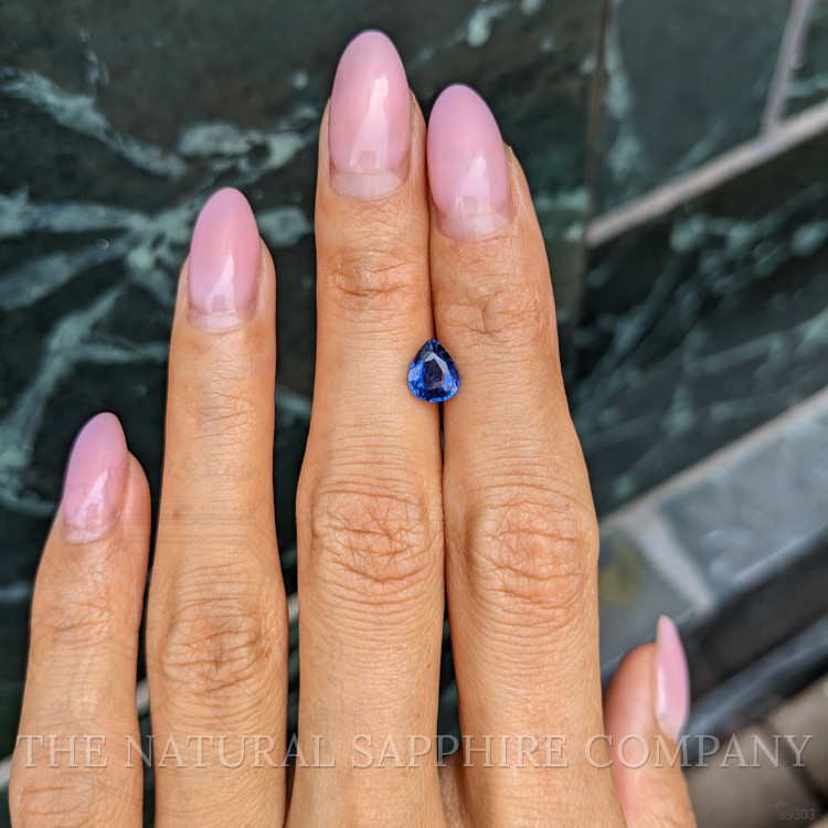 1.04 Ct. Blue Sapphire from Ceylon (Sri Lanka)