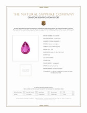 2.02 Ct. Pink Sapphire from Ceylon (Sri Lanka) Scan Report