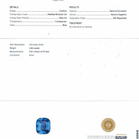 4.04 Ct. Sapphire from Ceylon (Sri Lanka) Scan Report