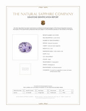 3.65 Ct. Sapphire from Madagascar Scan Report
