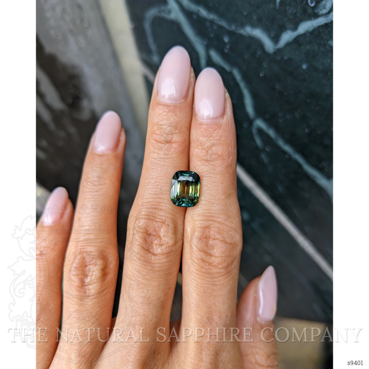 5.00 Ct. Bluish Green Sapphire from Tanzania