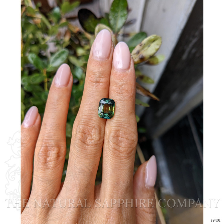 5.00 Ct. Bluish Green Sapphire from Tanzania
