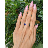 1.11 Ct. Blue Sapphire from Ceylon (Sri Lanka) Life Style