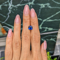 2.37 Ct. Blue Sapphire from Ceylon (Sri Lanka) Life Style