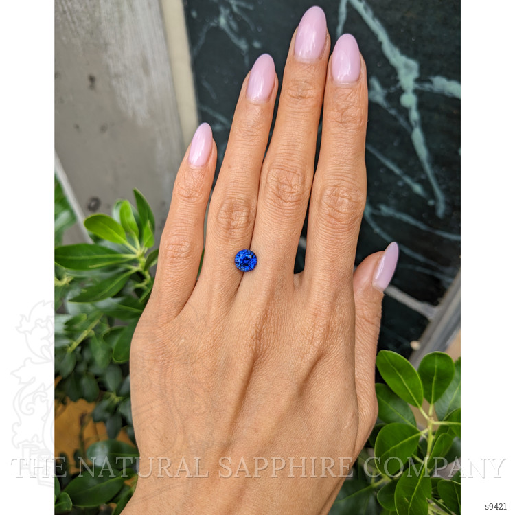 2.22 Ct. Blue Sapphire from Ceylon (Sri Lanka)