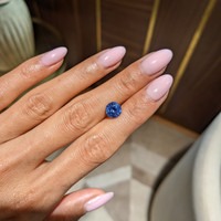 2.55 Ct. Blue Sapphire from Ceylon (Sri Lanka) Life Style