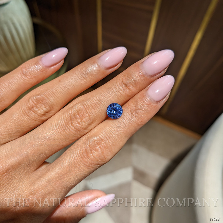 2.55 Ct. Blue Sapphire from Ceylon (Sri Lanka)