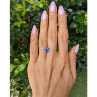 2.55 Ct. Blue Sapphire from Ceylon (Sri Lanka) Life Style