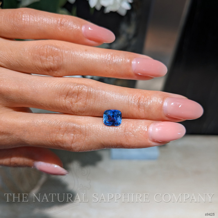 2.91 Ct. Blue Sapphire from Ceylon (Sri Lanka)